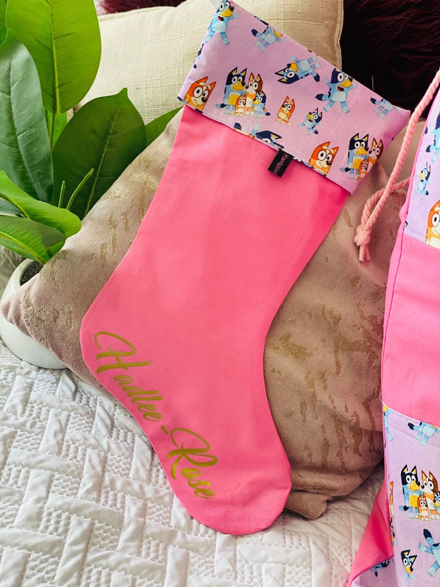 Custom Personalized Santa Sack & or Stocking
