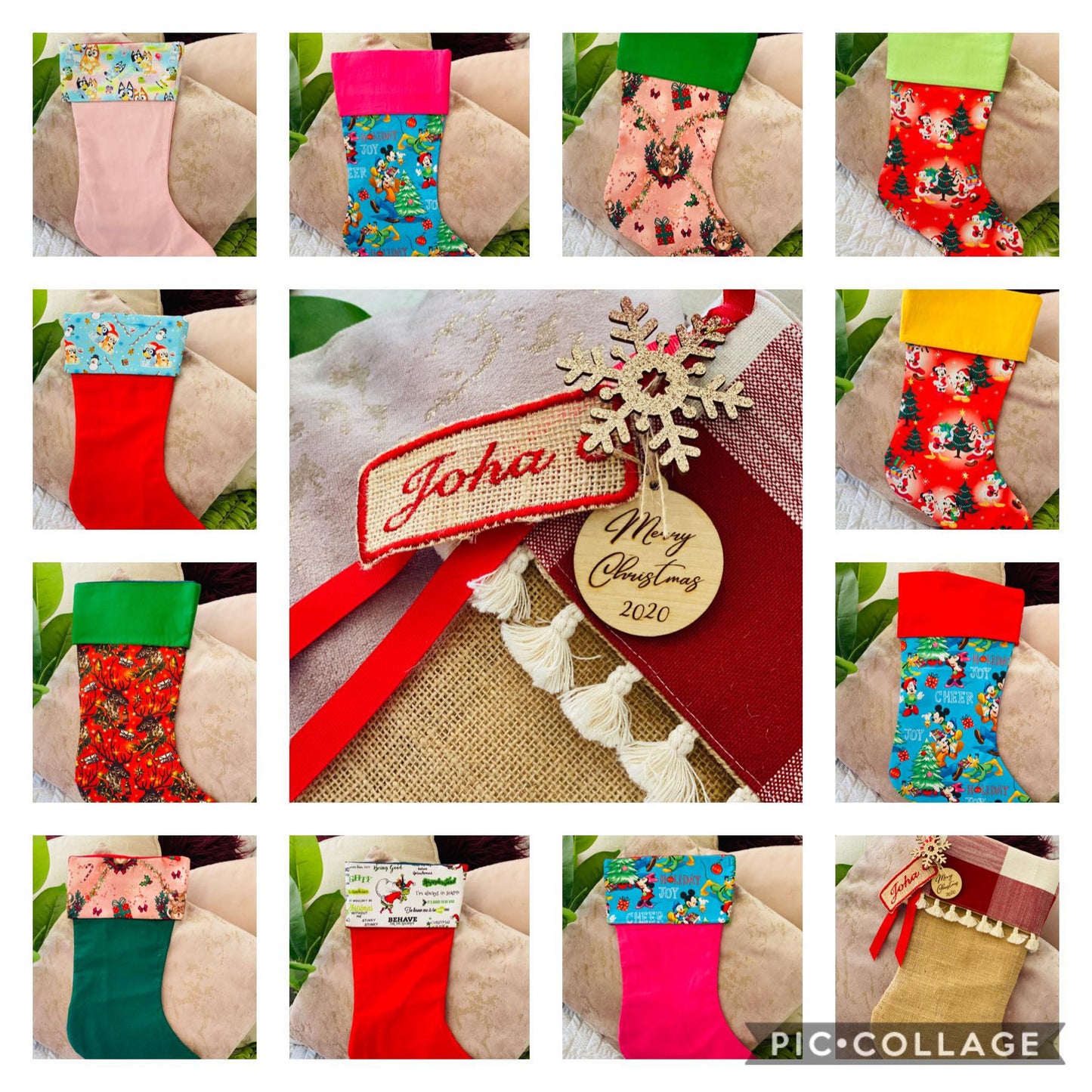 Custom Personalized Santa Sack & or Stocking