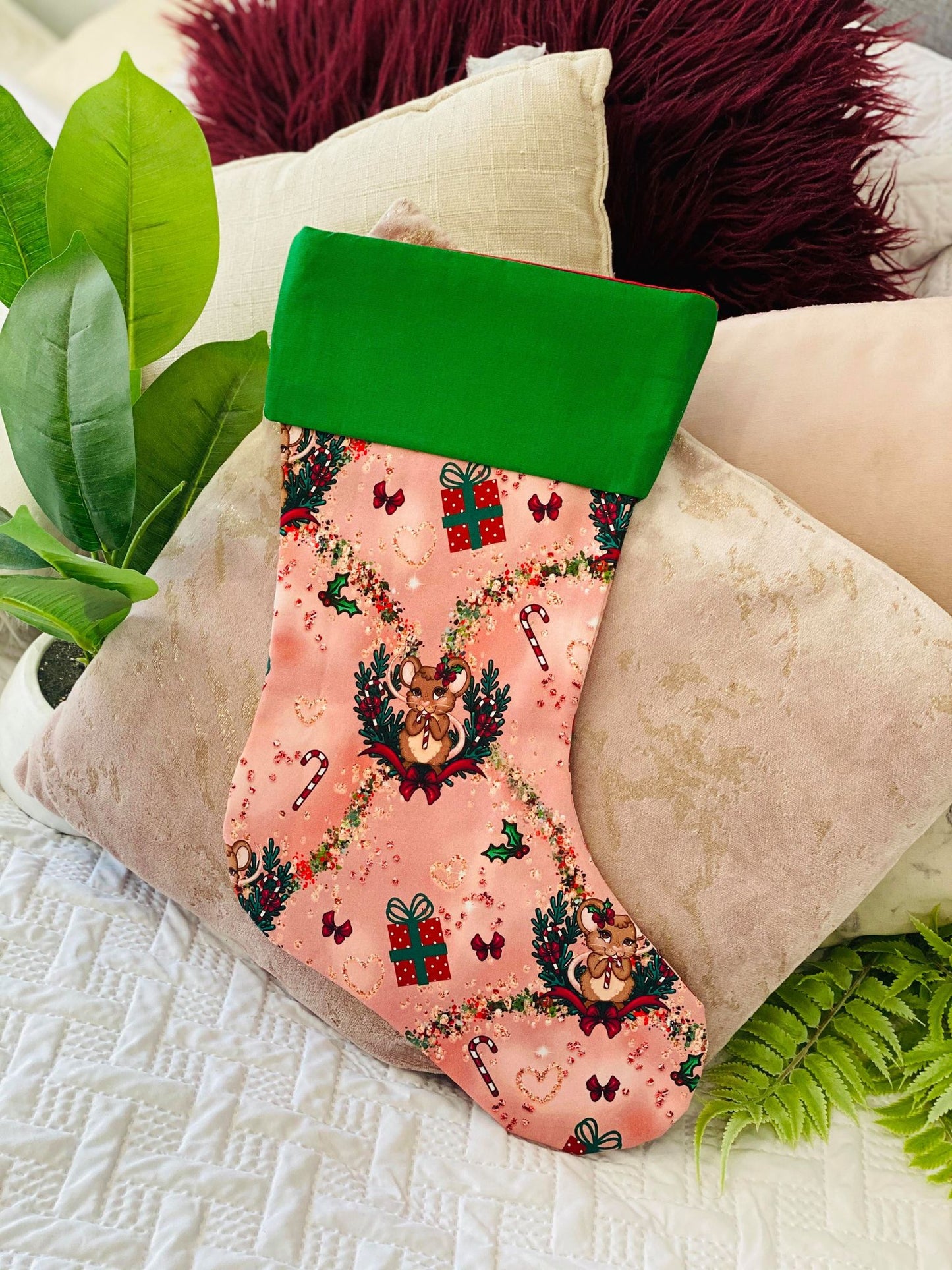 Custom Personalized Santa Sack & or Stocking