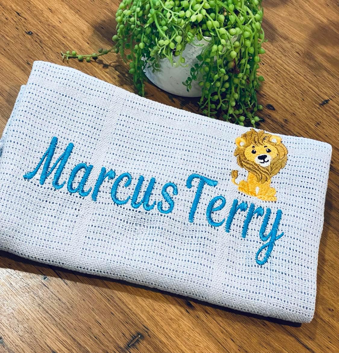 Embroidered Baby Blanket