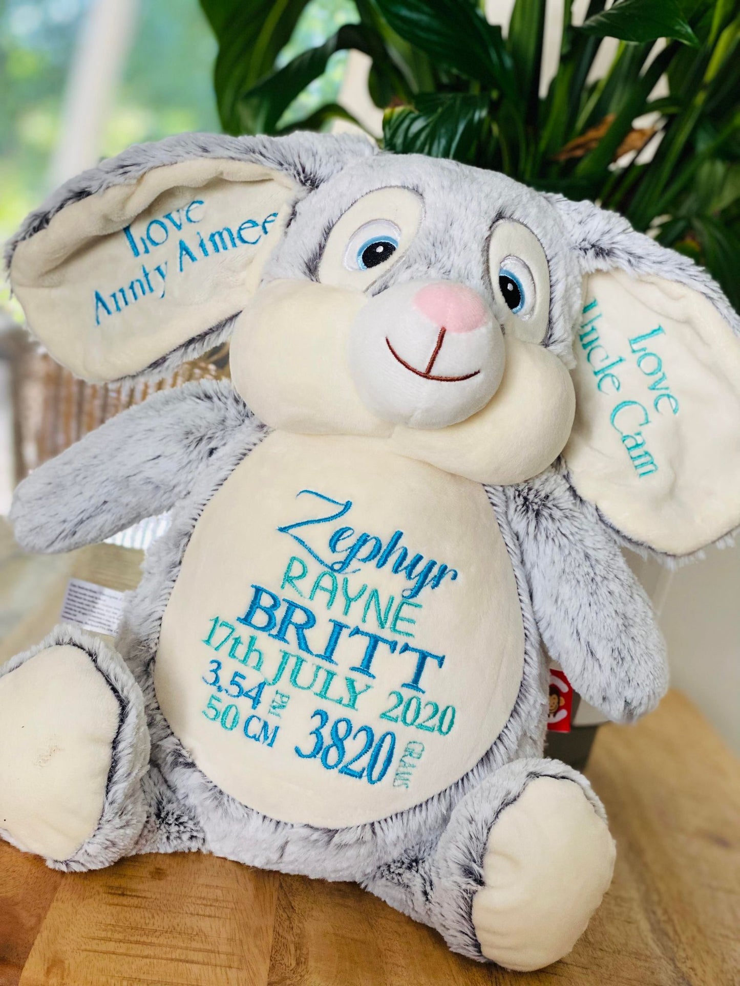 Bunny Embroidered Keepsakes