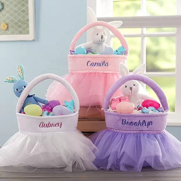 Personalised Easter Tutu Baskets