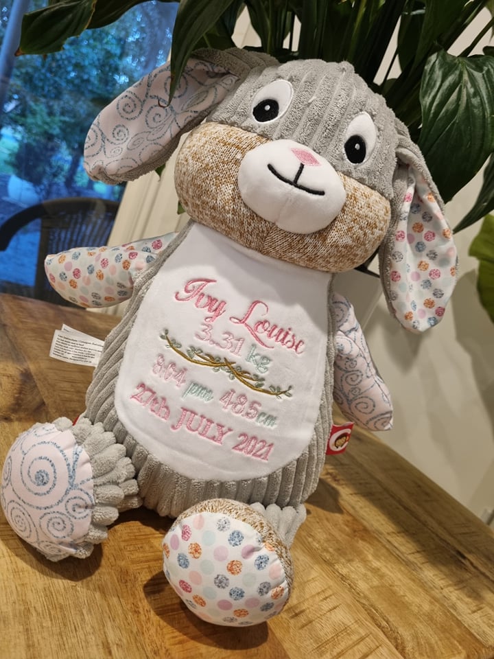 Bunny Embroidered Keepsakes
