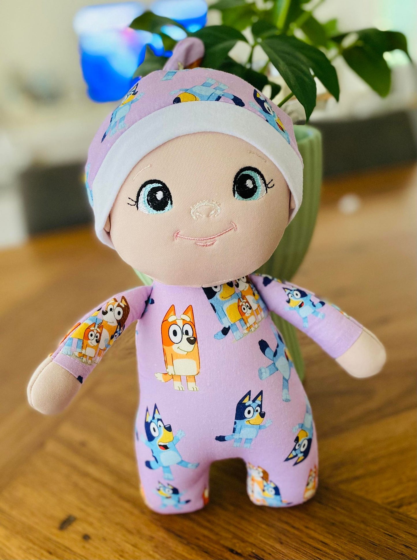 Blue Dog Snuggle Sweetie Doll Collection