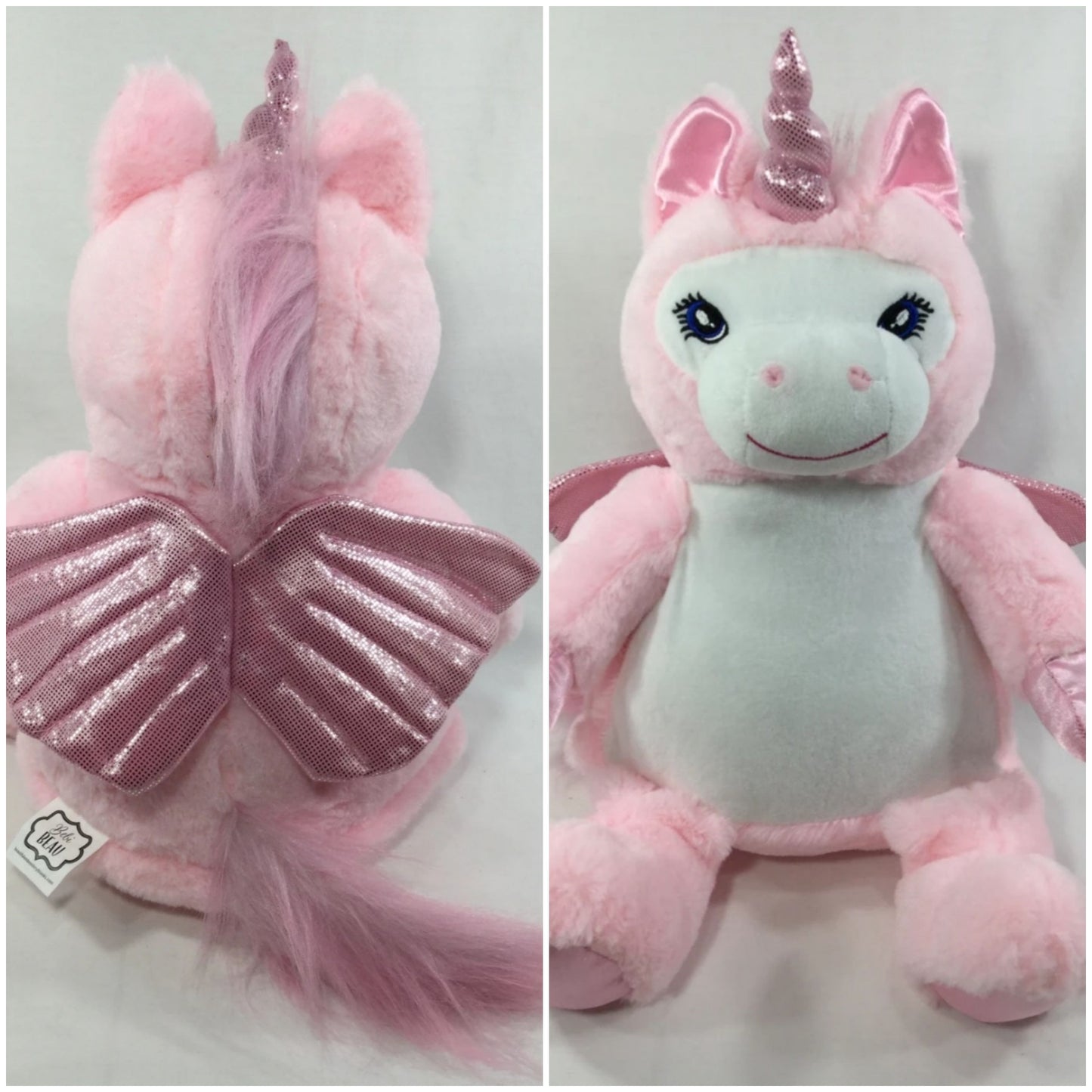 Embroidered Keepsake Elephants & Unicorns