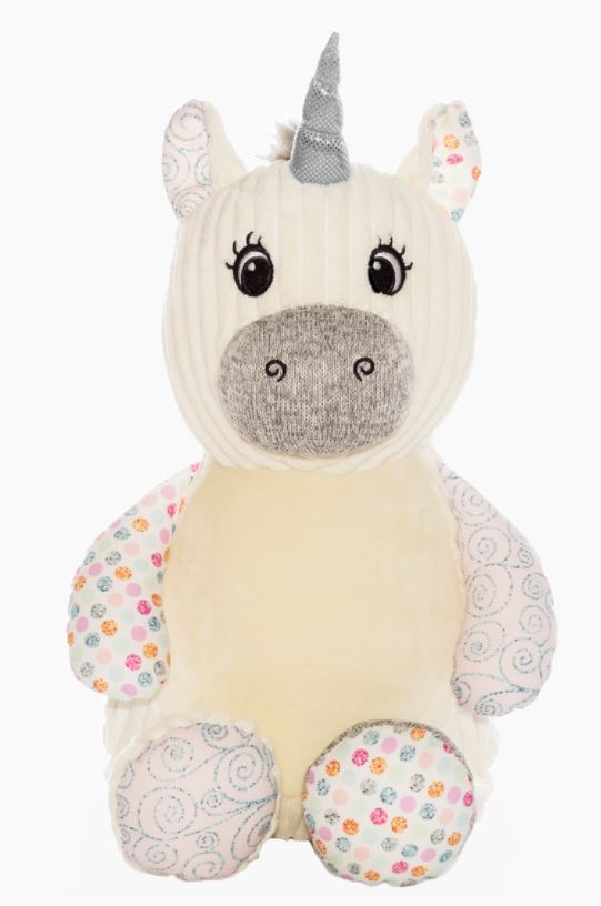 Embroidered Keepsake Elephants & Unicorns