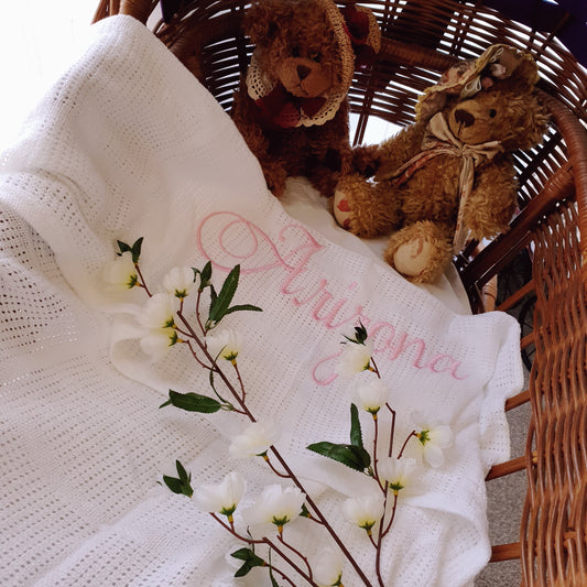 Embroidered Baby Blanket
