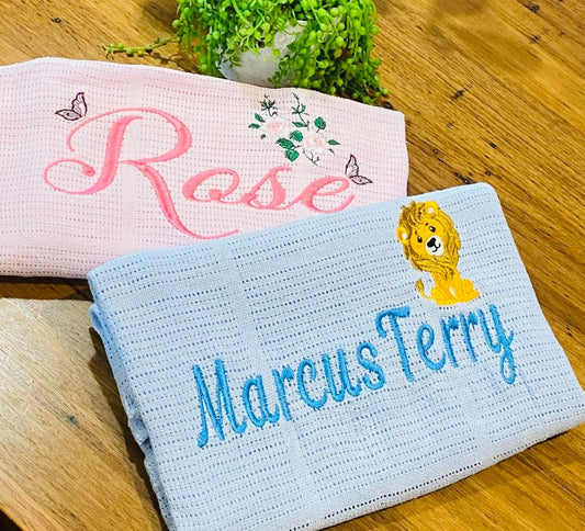 Embroidered Baby Blanket