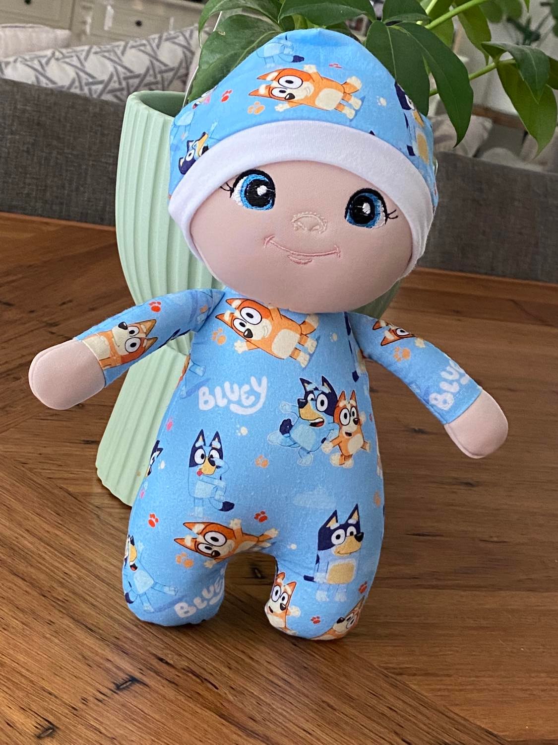 Blue Dog Snuggle Sweetie Doll Collection