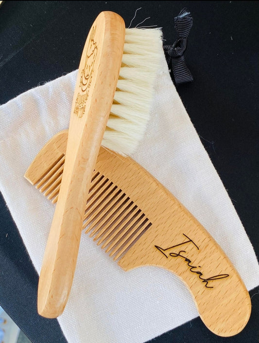 Personalised Baby Brush & Comb set