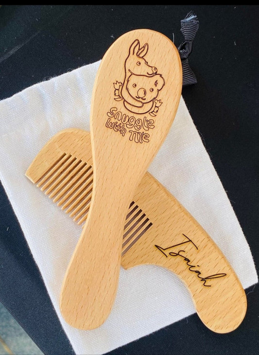 Personalised Baby Brush & Comb set